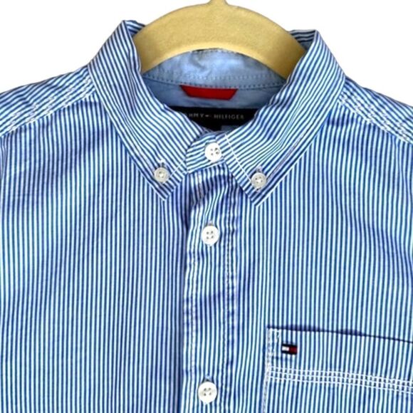 TOMMY HILFIGER | Blue | STRIPED SHIRT - Picture 5 of 10